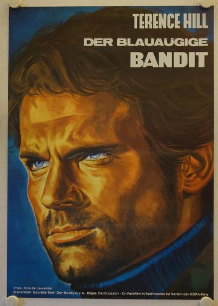 Der blauäugige Bandit originales deutsches Filmplakat